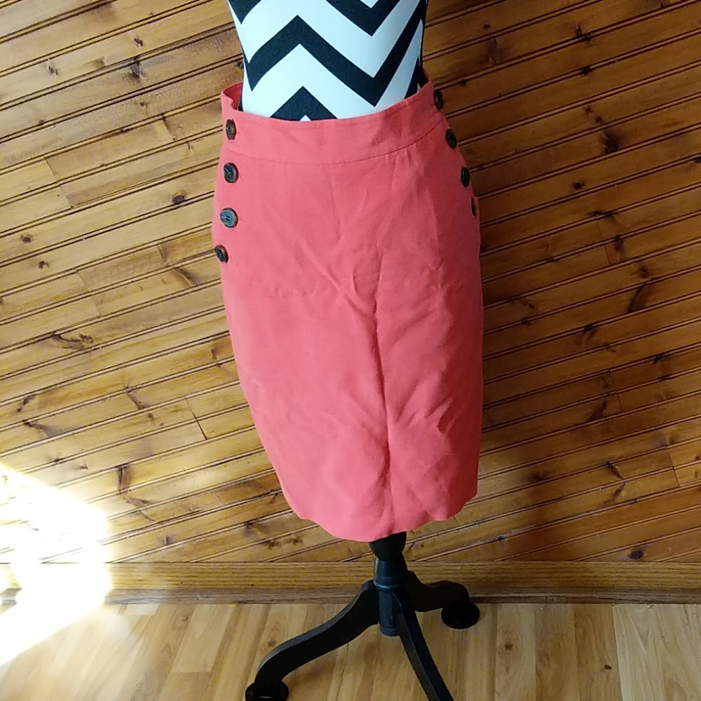 Loft coral skirt